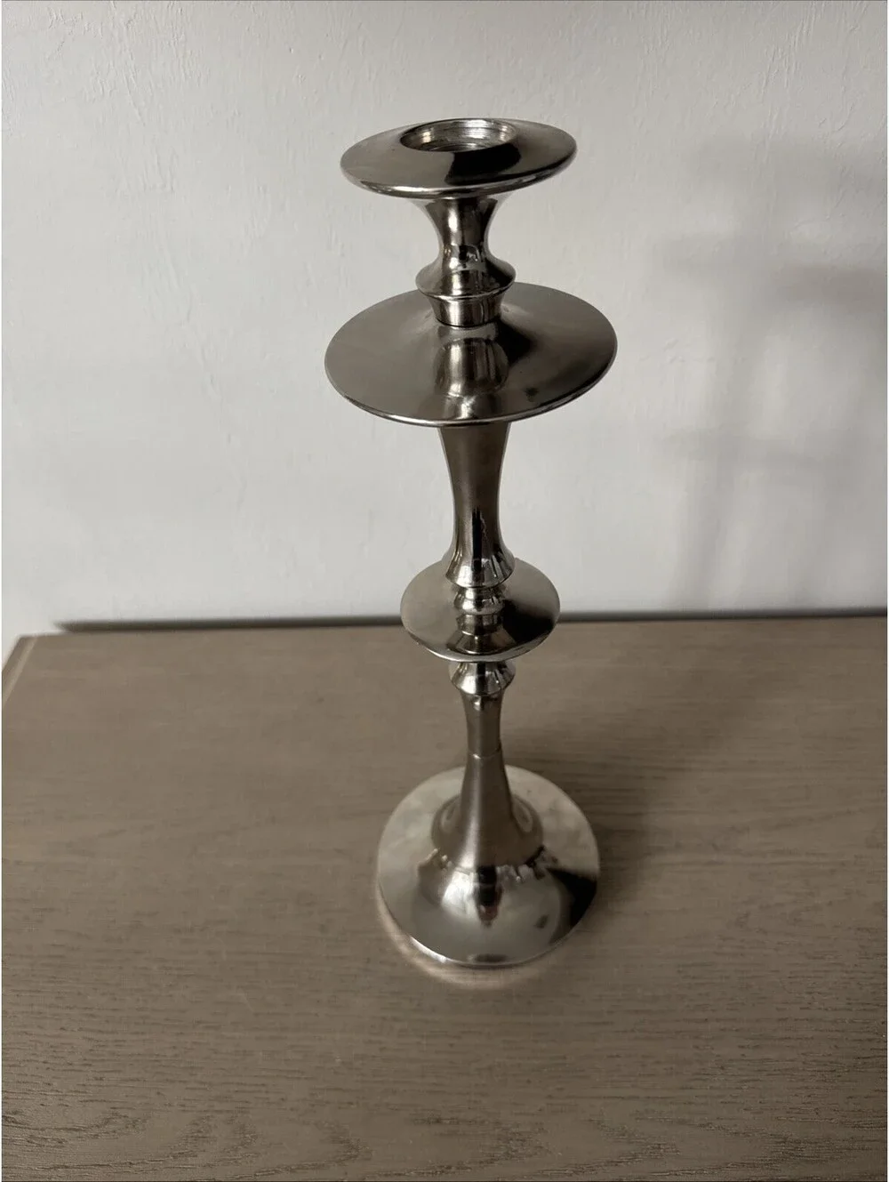 Silver Plated Candle Stick Taper Holder Decor Church Home